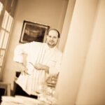 portrait of head chef Guillaume Lebrun restaurant patrick guilbaud john jordan photography